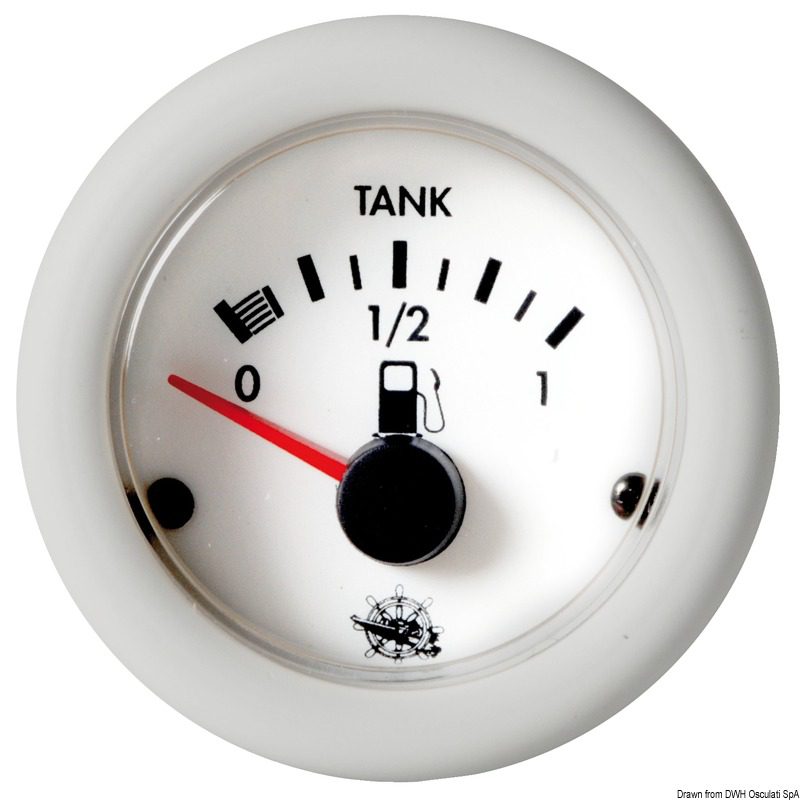 Osculati - Guardian fuel level indicator white 12 V