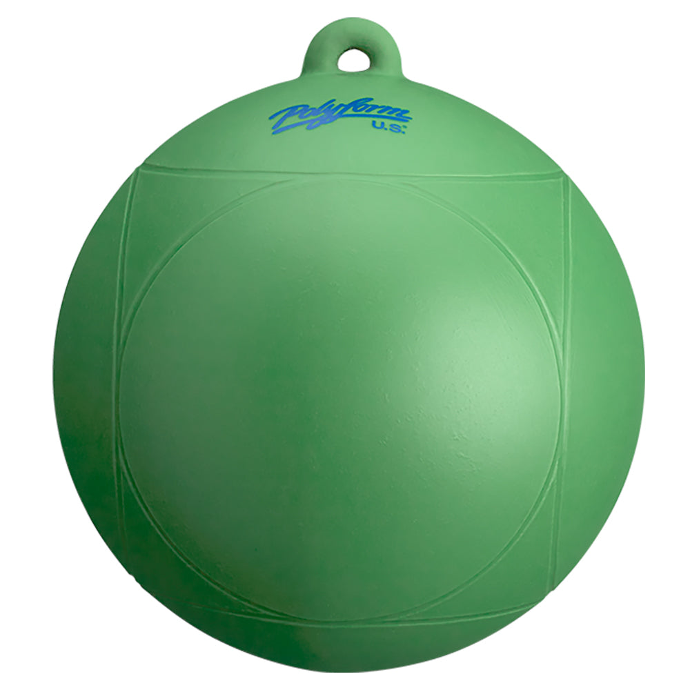 Polyform WS-1 green 8-inch water ski marker buoy