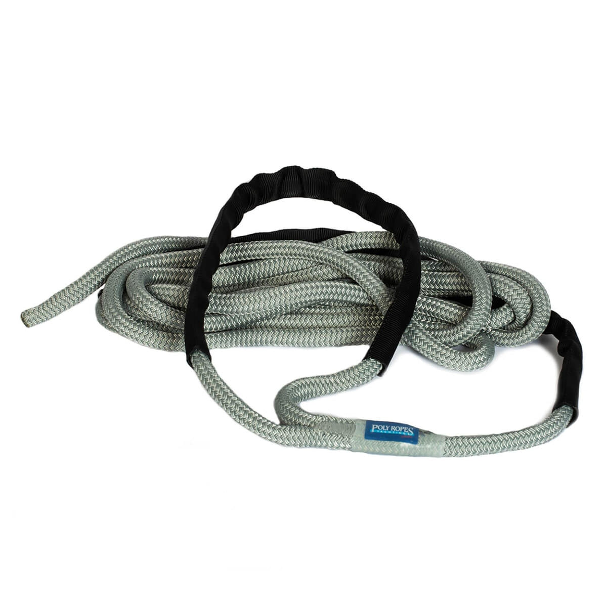 PolyRopes Storm X Elastic Mooring Line – Grey / Black, 18 mm x 6 m
