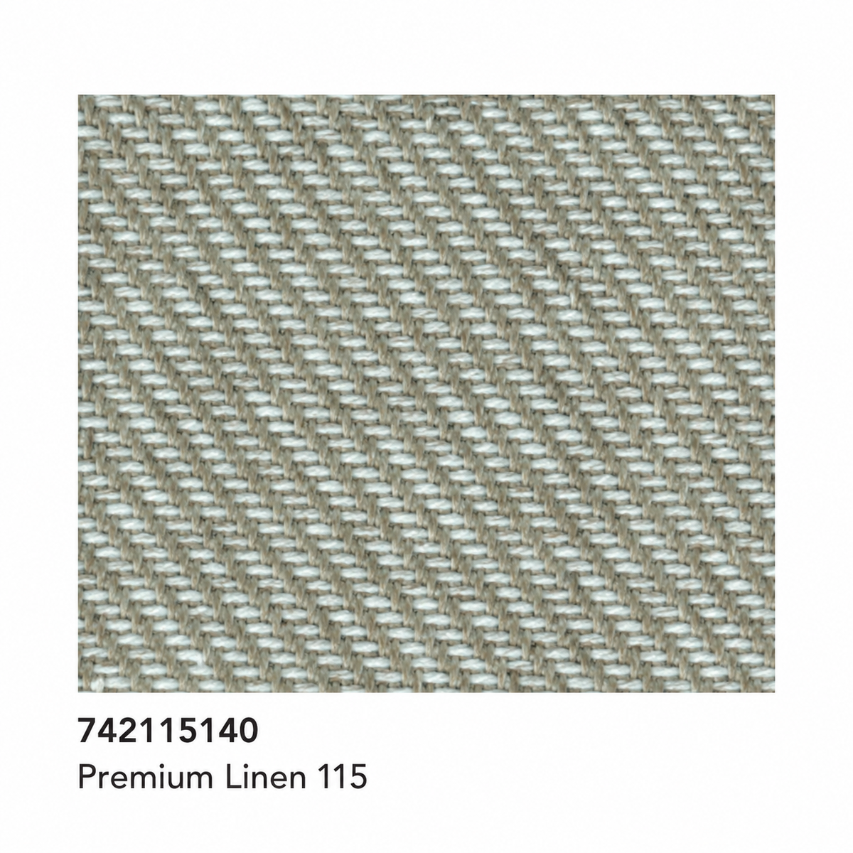 Recasens Recacril Decorline Premium Linen 115 upholstery fabric swatch