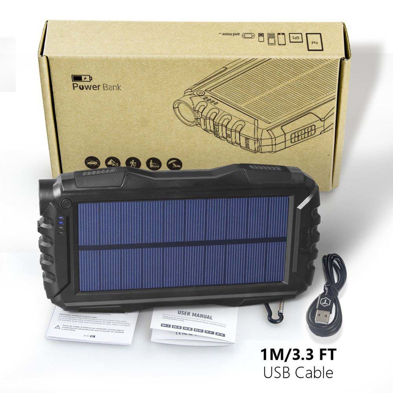 بنك الطاقة الشمسية 20000 مللي أمبير