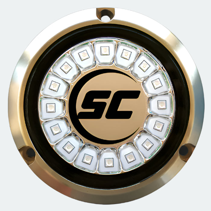 16 LED ROUND UNDERWATER MARINE LIGHT