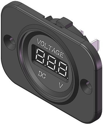 مقبس فولتميتر بحري تيار مستمر