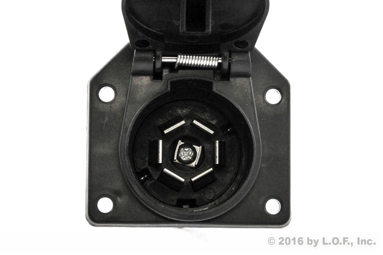 موصل قابس الإضاءة أنثى ذو 7 شفرات لسيارة RV