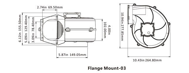 منفاخ مياه البحر Seaflo 12 فولت