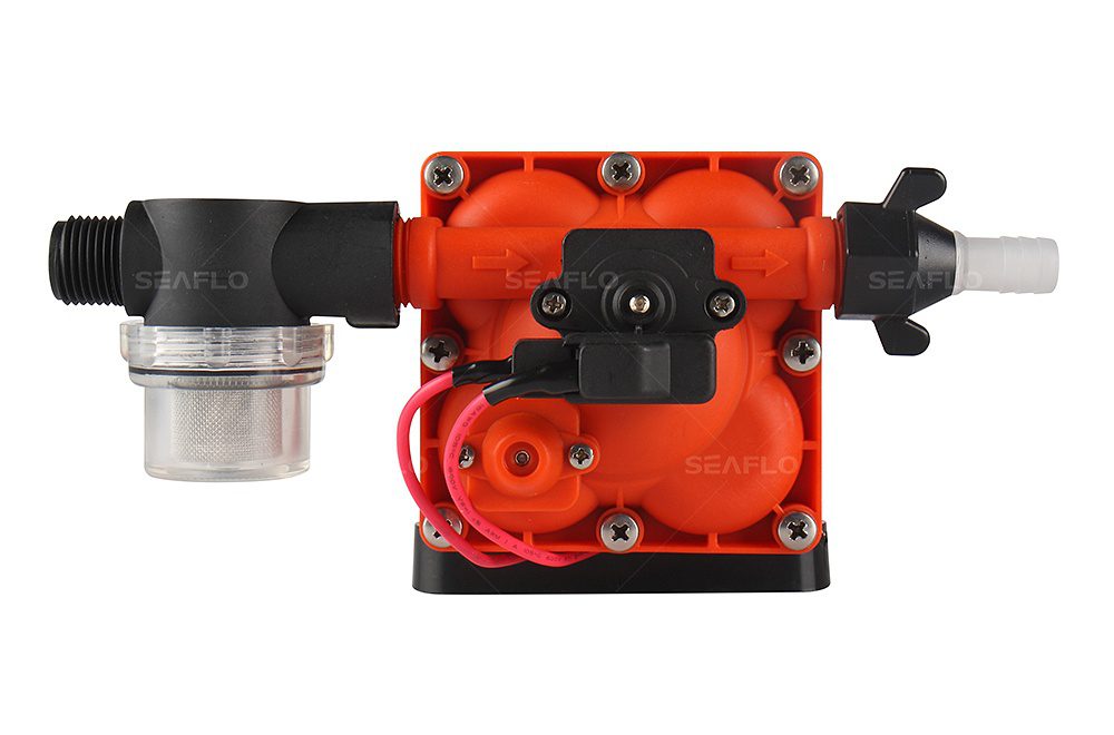 مضخة غشاء سيفلو 12 فولت 3.0 جالون/دقيقة 55 رطل/بوصة مربعة