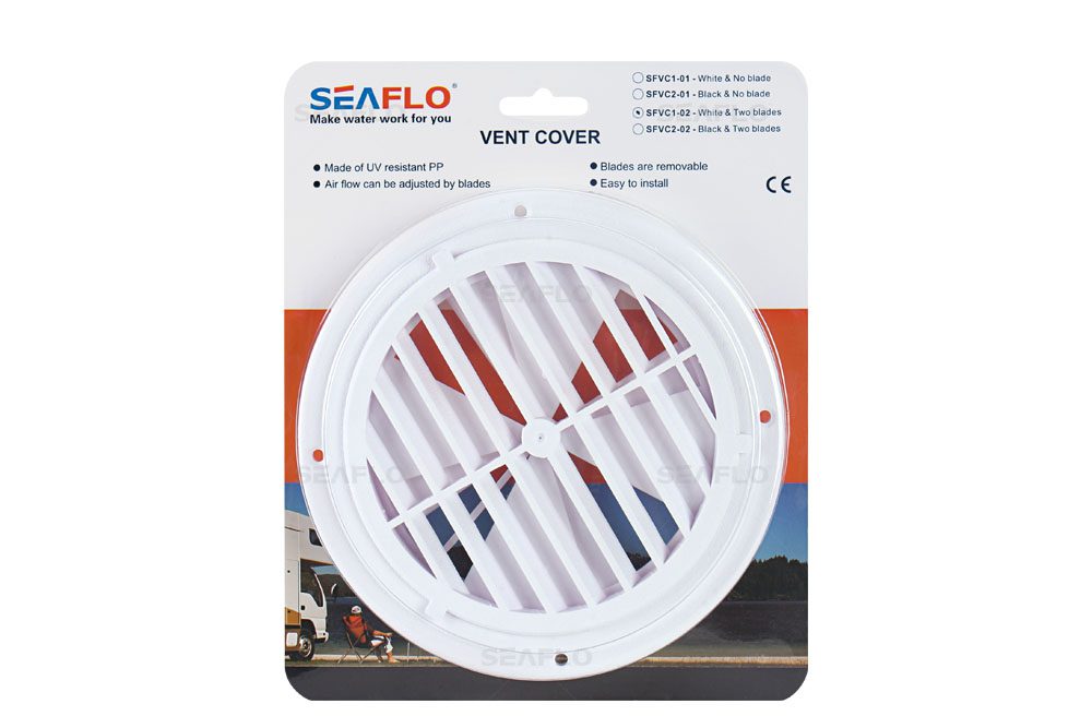 شفرة غطاء فتحة التهوية سيفلو باللون الأبيض