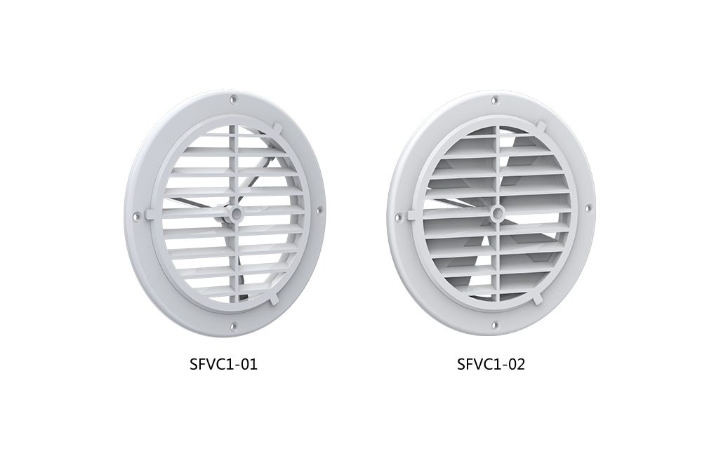 شفرة غطاء فتحة التهوية سيفلو باللون الأبيض