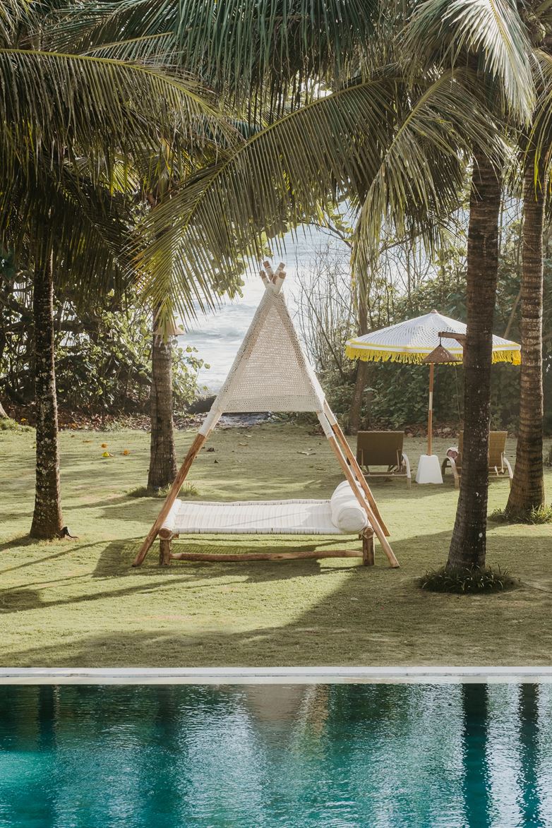 BALI BAMBOO SLEEPING BED MACRAME