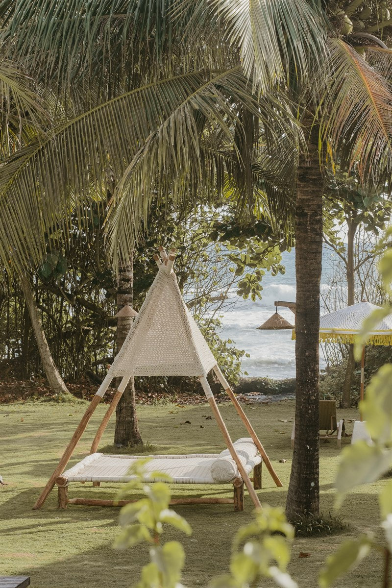 BALI BAMBOO SLEEPING BED MACRAME