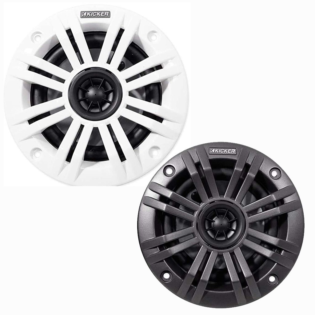 Kicker Coaxial Speaker Tweeter Charcoal 45KM44
