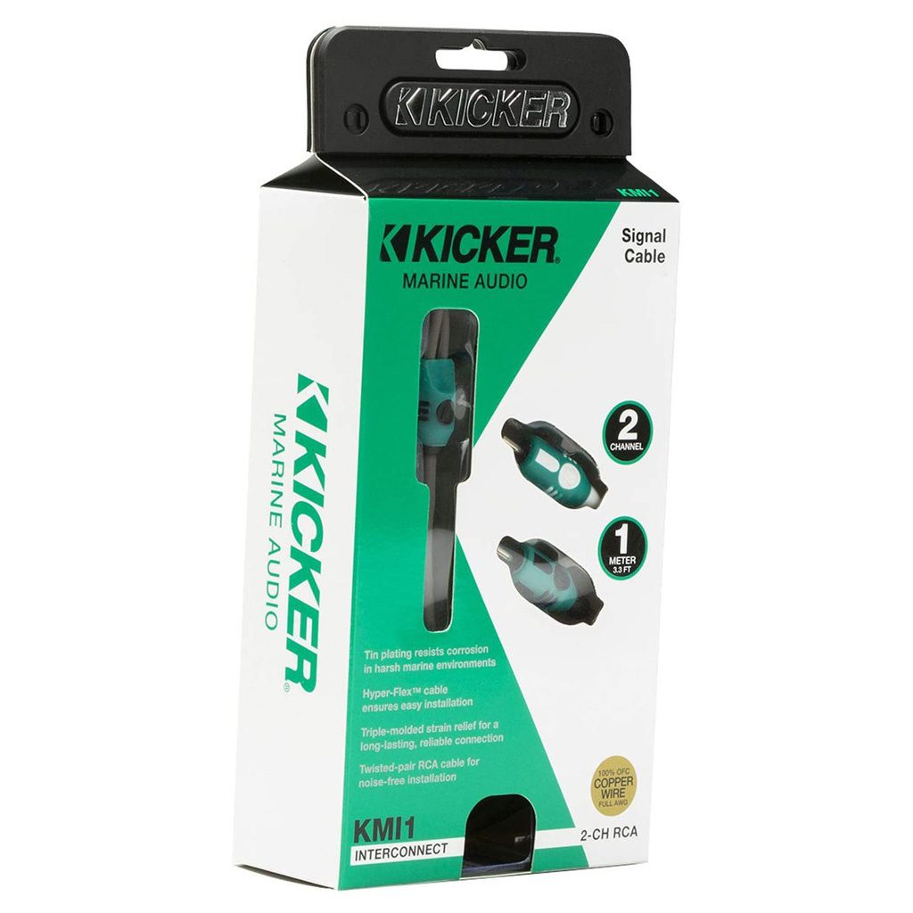 كيكر 47KMI1 سلسلة البحرية 2-قناة RCA موصل، 1.0 متر