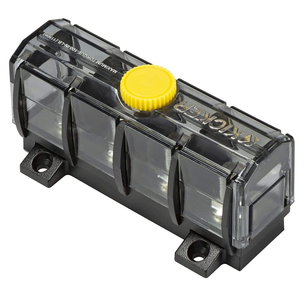 KICKER 47KMDB3 ABYC Compliant Ground Distribution Block