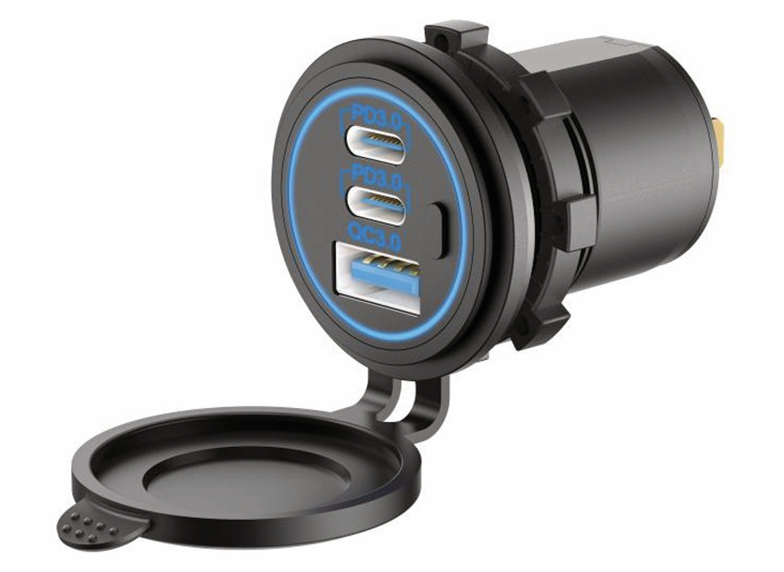 USB CHARGER WATERPROOF IP65