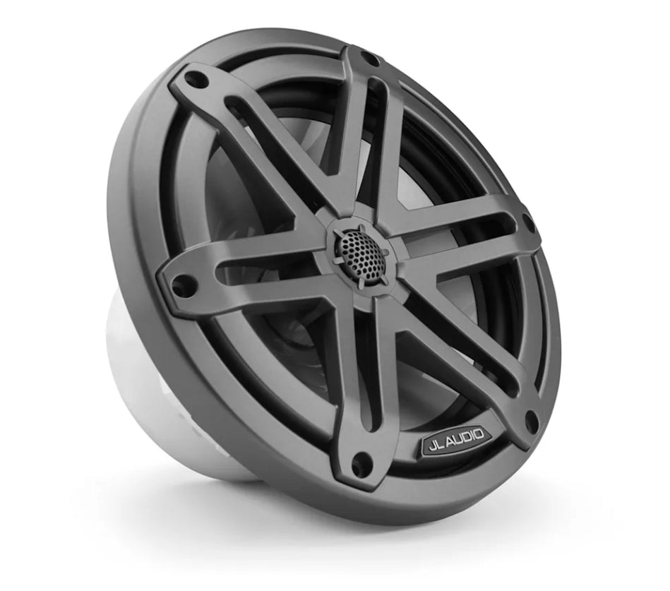 JL Audio® M3 Marine Speakers 7.7" with Gray Sport Grille