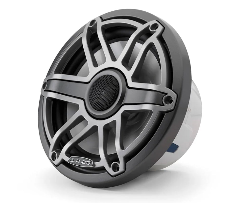 JL Audio® M6 Marine Speakers 7.7" with Titanium Sport Grille (M6-770X-S-GmTi)