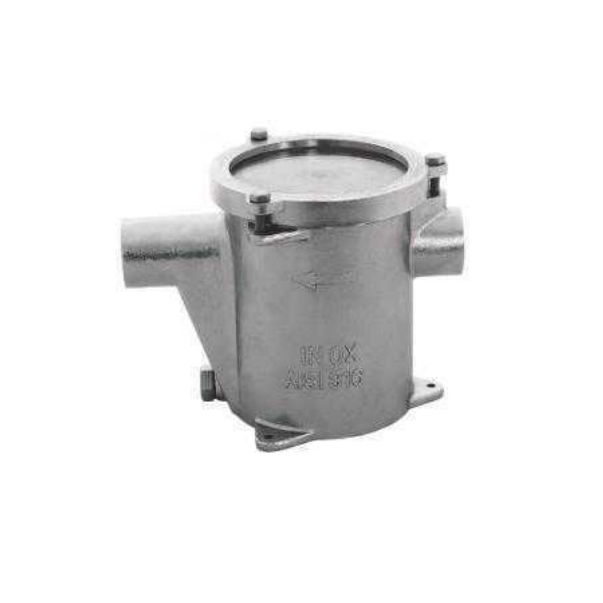 Sumar Marine 65302 AISI 316 stainless steel engine-cooling water filter, 3/4 inch