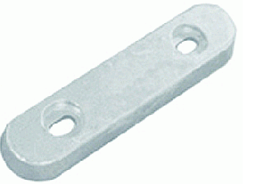 Sumar SM146709 High-Density Zinc Hull Anode - 230 x 65 x 28 mm