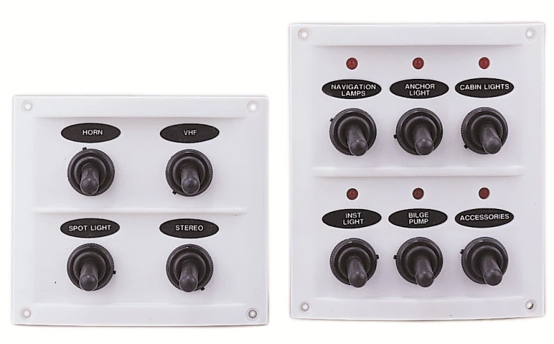 AAA 10044-W four-gang waterproof marine switch panel