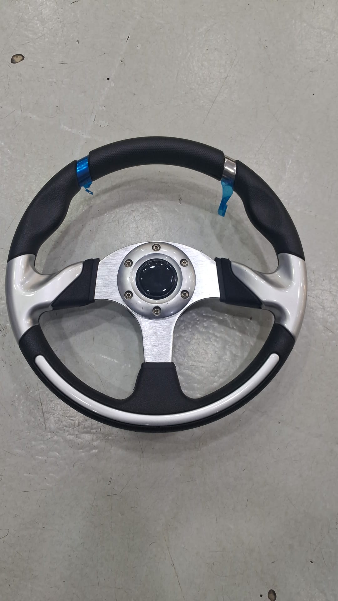 AAA 73055-01SL aluminum marine steering wheel