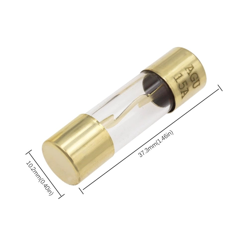 Boss Audio GF15 15A gold AGU glass fuse