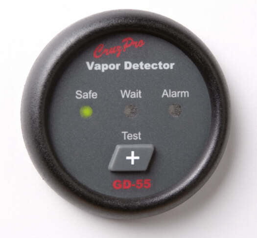 CruzPro GD55R round LPG and gasoline vapor detector alarm