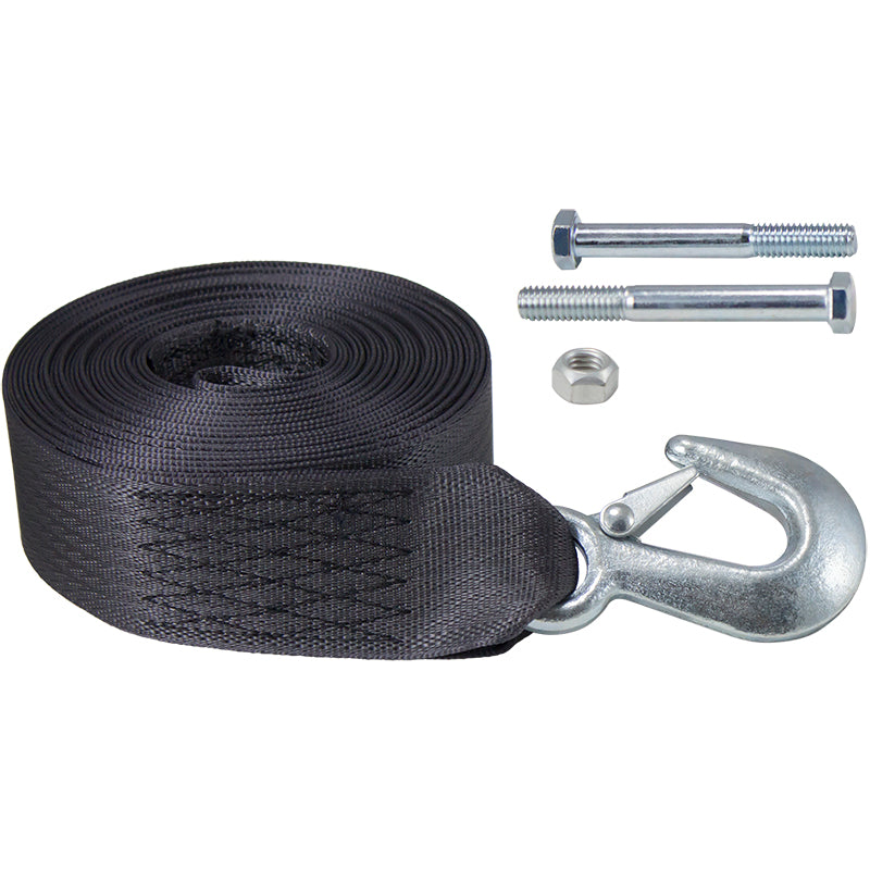Dutton-Lainson 24248 25-foot heavy-duty winch strap with hook