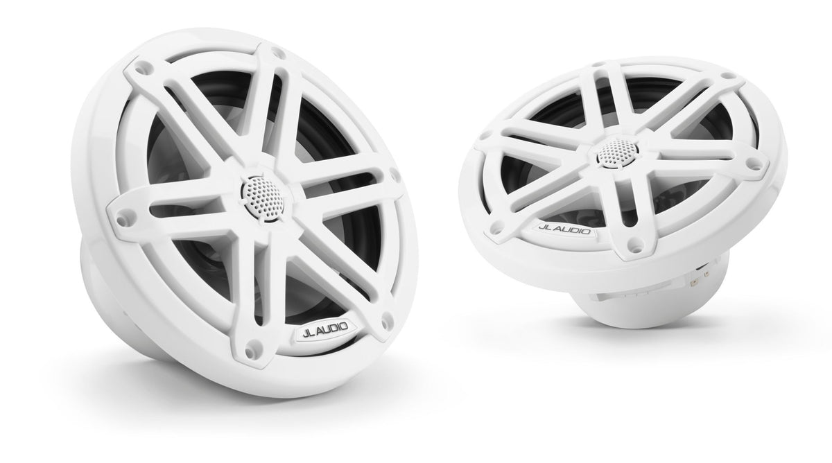 JL Audio M3-650X 6.5-inch gloss white marine speaker pair