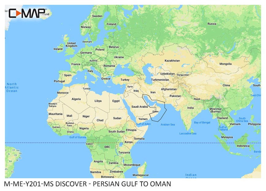 C-MAP® DISCOVER™ - Arabian Gulf to Oman