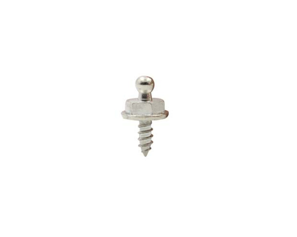 OWOZ 8000041 316 stainless steel turn button, silver, 10 mm stud