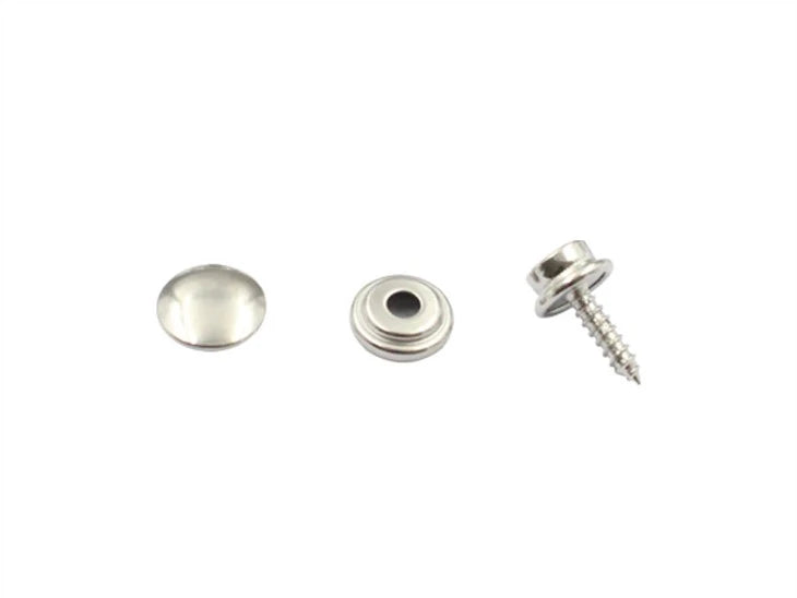 OWOZ Y-SNAP 316 stainless-steel marine canvas snap with 16 mm screw