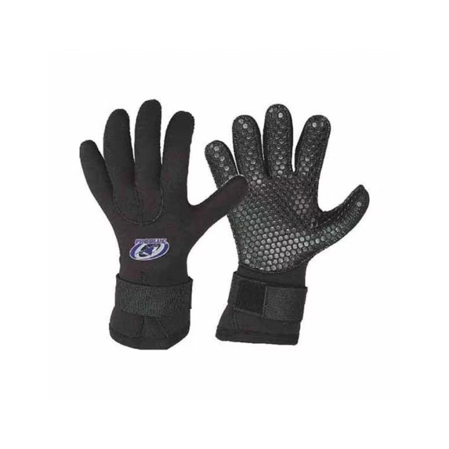 Problue GL-6001 Classic 5 mm neoprene diving gloves in black, size S