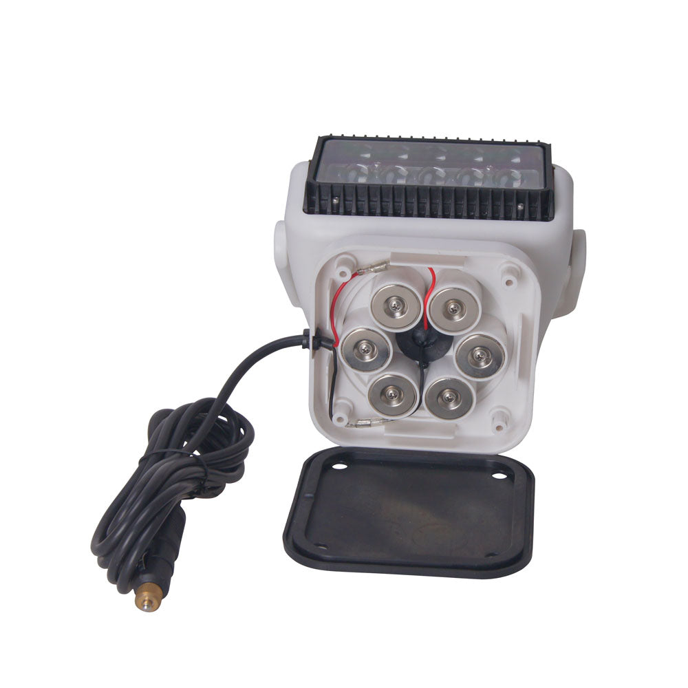 كشاف LED مغناطيسي محمول باليد بقوة 50 وات مع ولاعة سجائر