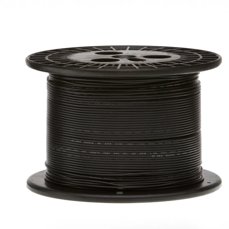10 GA Cable (blk 30M ROLL W/plst Spool Single)