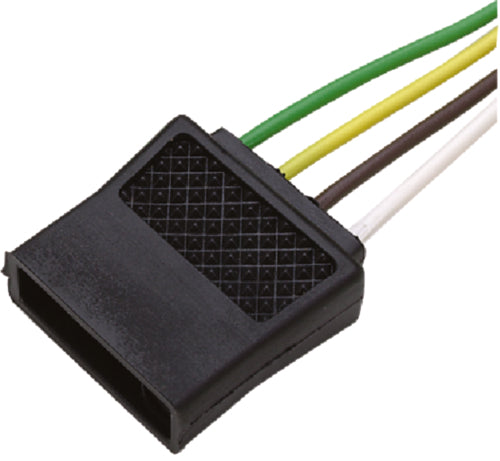 Seachoice 13891 four-pole flat male trailer-side connector