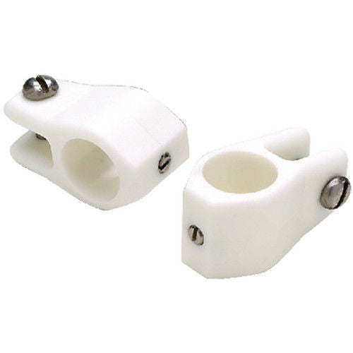 Seachoice 76121 white 3/4 inch jaw slides, two-pack