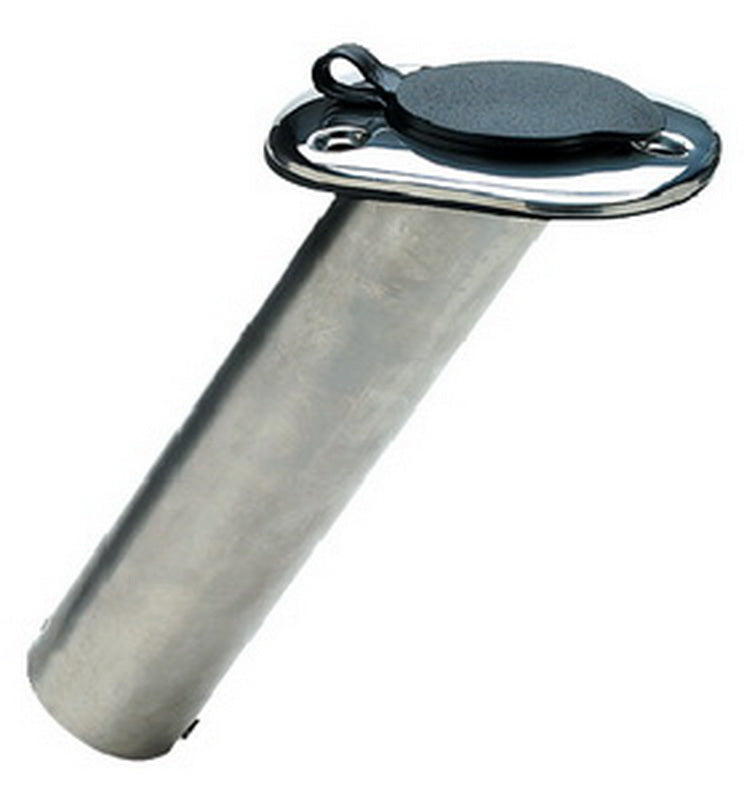 Seachoice 89121 stainless steel 30 degree rod holder with cap
