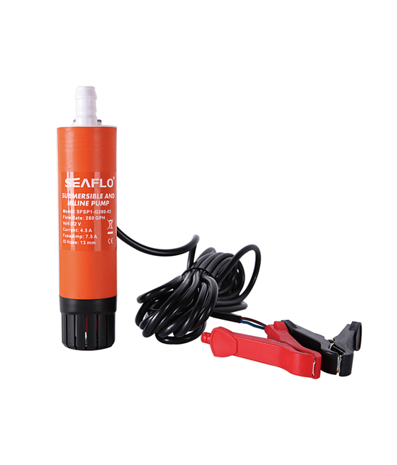 SEAFLO SFSP1-G280-02A 12V 280 GPH submersible and inline pump