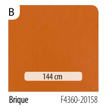 Serge Ferrari Stamskin One Brique F4360-20158 color swatch