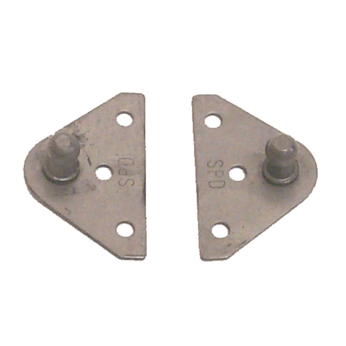 Sierra GS62850 stainless steel flat gas lift brackets with 10 millimeter ball studs