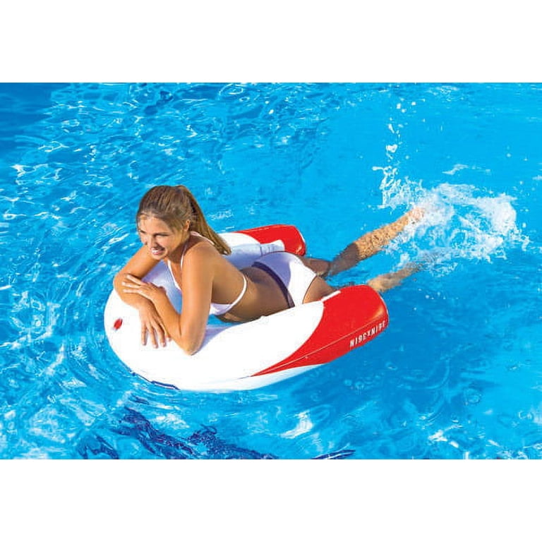 SportsStuff Noodler 1 model 54-1851 red and white one-person floating lounge