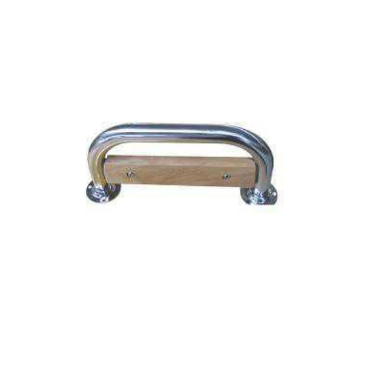 Sumar Marine SM1734 stainless steel step handle with wood insert