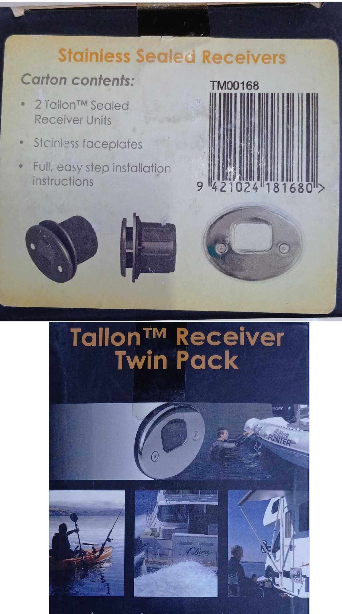 Tallon TM00168 sealed receiver twin pack packaging