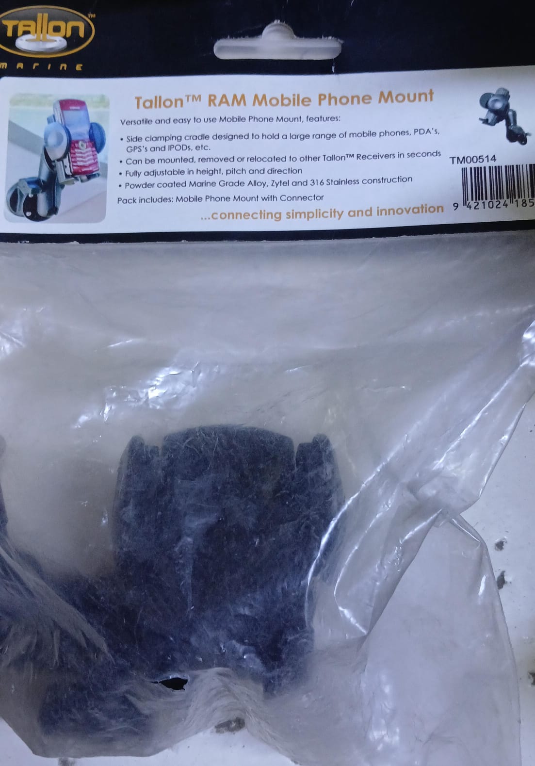 Tallon TM00514 RAM mobile phone mount packaging
