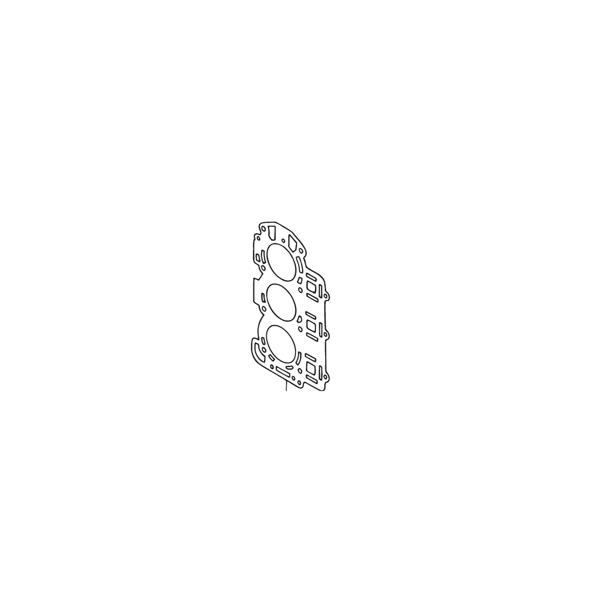Tohatsu 3NV-01005-1 cylinder head gasket OEM diagram