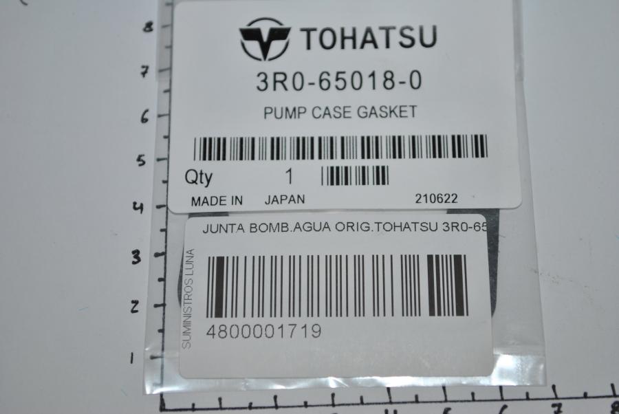 Tohatsu 3R0-65018-0 OEM pump case gasket