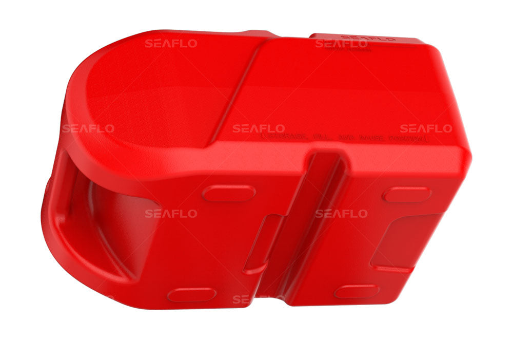 خزان وقود محمول للقوارب البحرية سعة جالون/24 لترًا مع مقياس