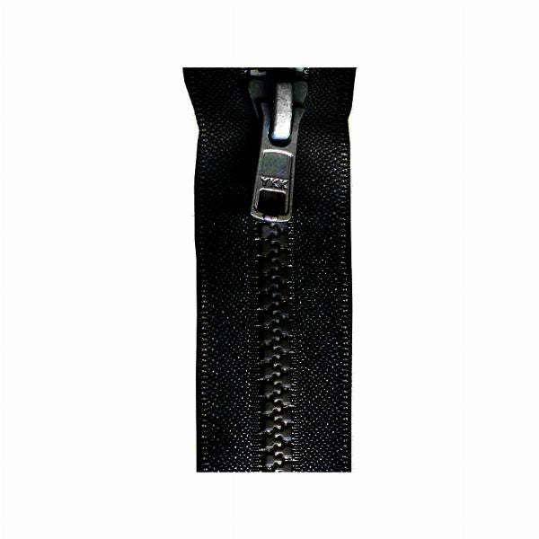 YKK VISLON number 10 molded-tooth marine zipper in black