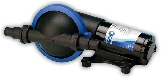 absco 50880 Series Marine Filter-less Shower Drain / Bilge Pump, 3.7 GPM, 3/4 inch Connections
