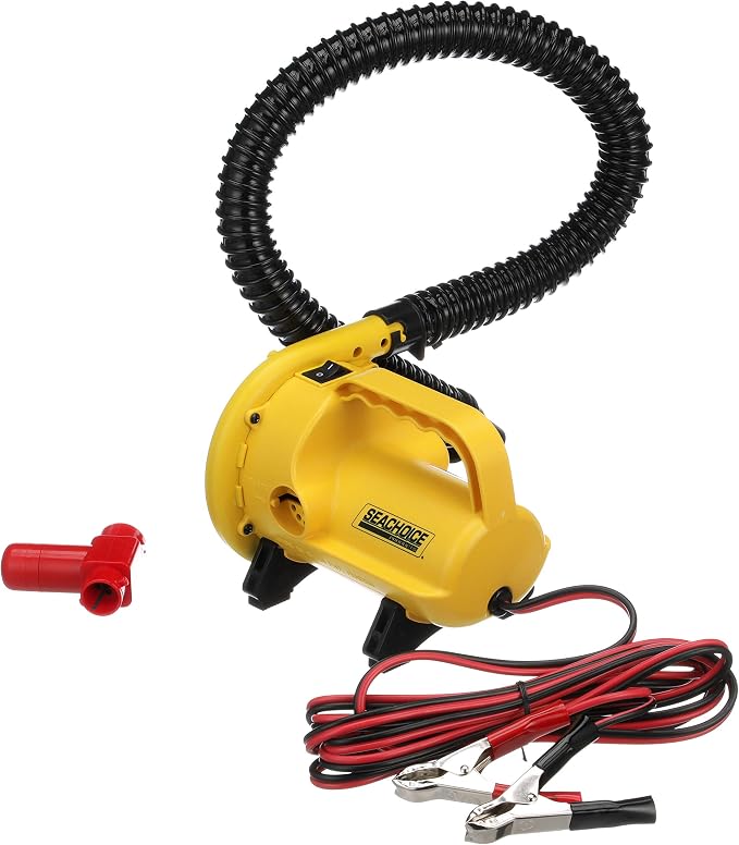 Seachoice 12V High Pressure Portable Air Pump, For Boating and General Inflatables